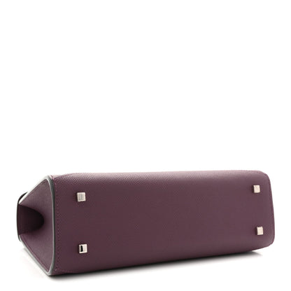 Carat Calfskin Gabrielle PM Eggplant
