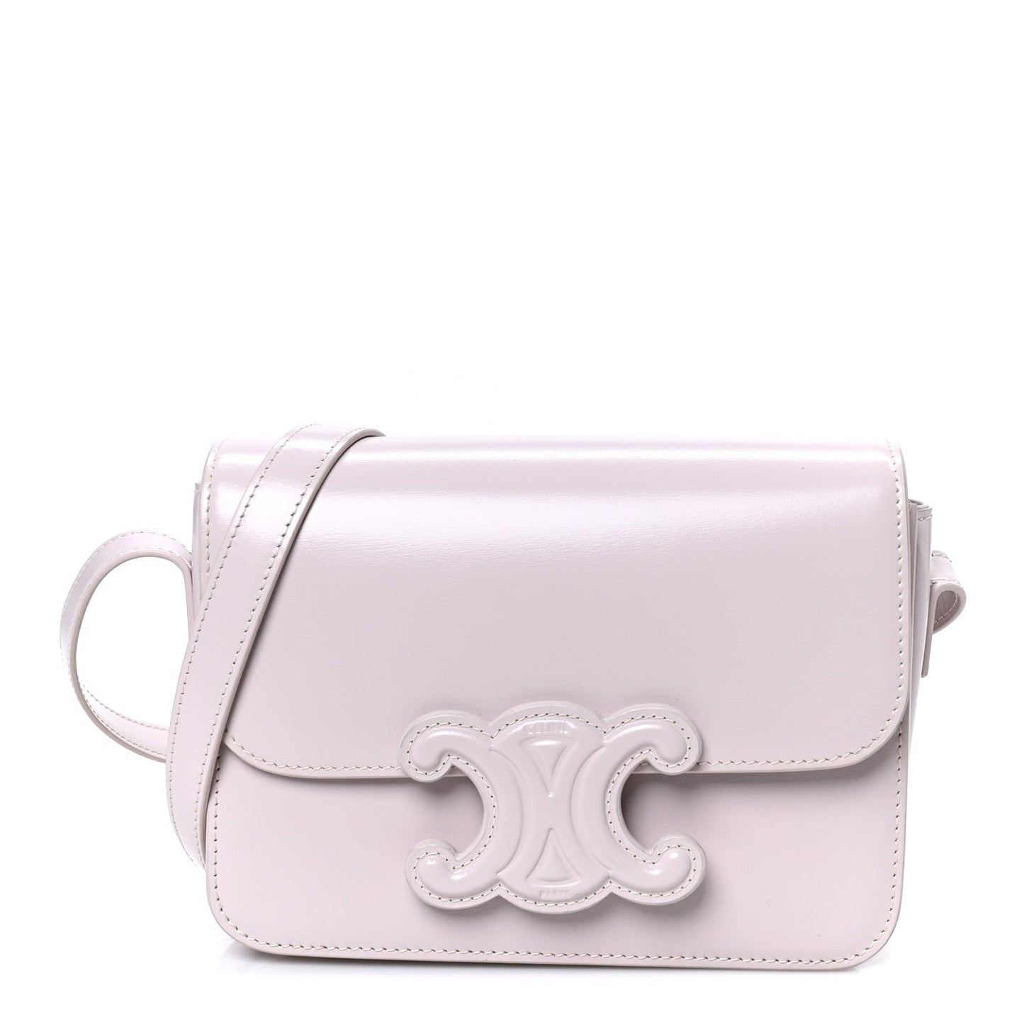Shiny Calfskin Teen Cuir Triomphe Poudre