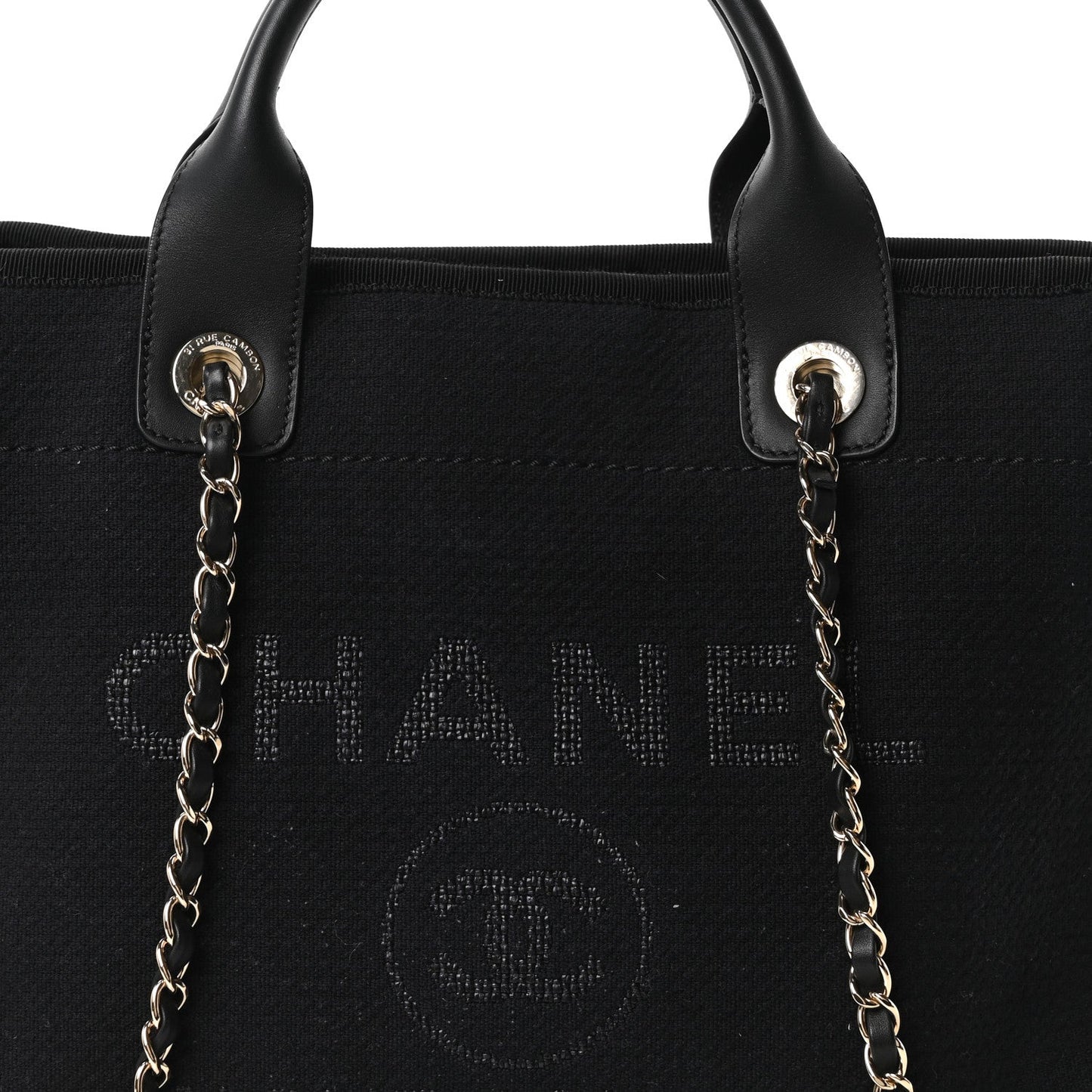Mixed Fibers Small Deauville Tote Black