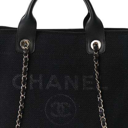 Mixed Fibers Small Deauville Tote Black
