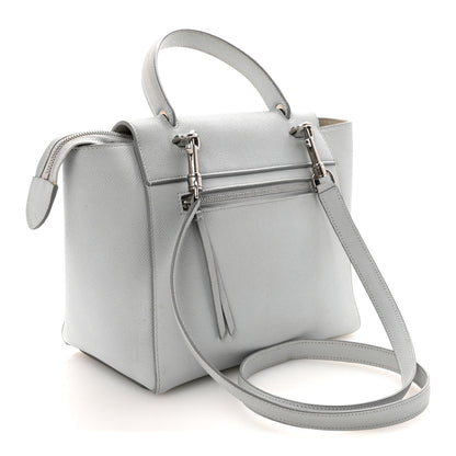 Grained Calfskin Micro Belt Bag Cloud
