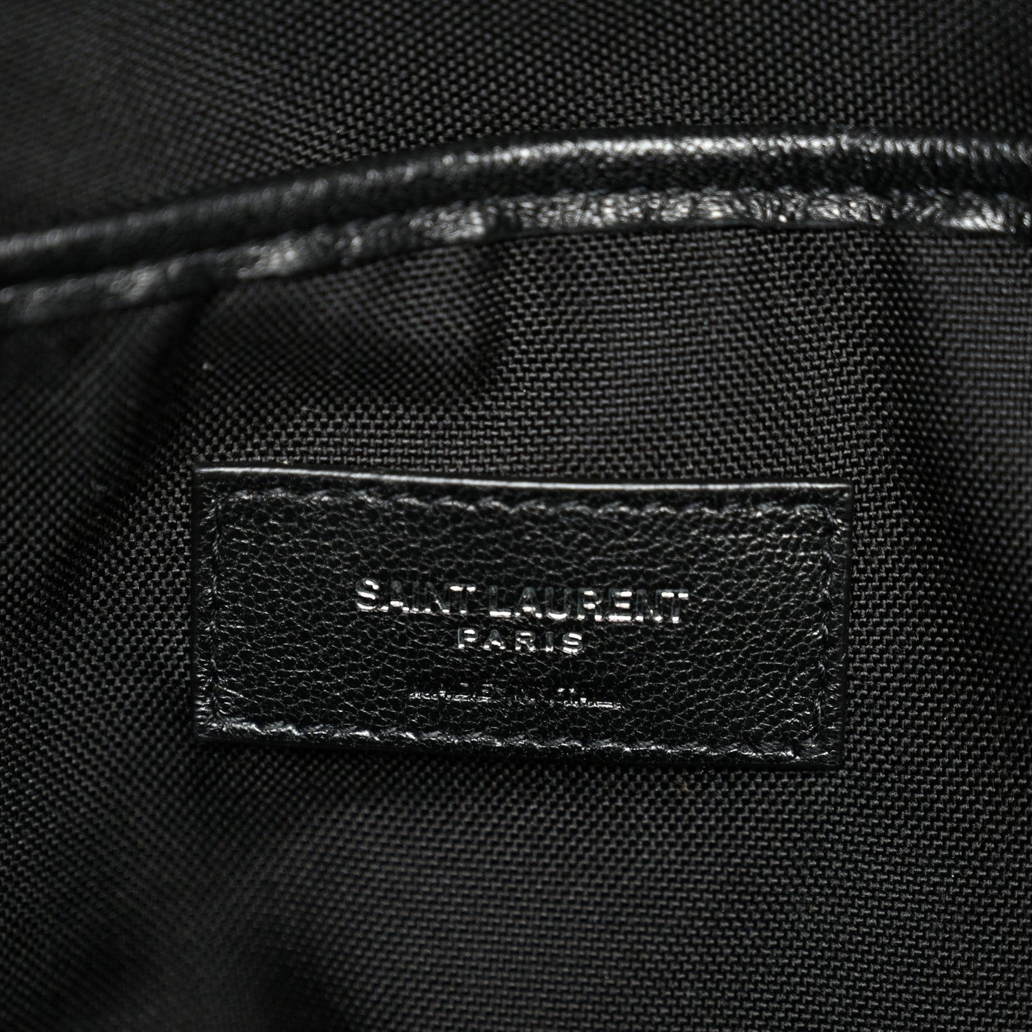 Canvas Calfskin Sid Backpack Black