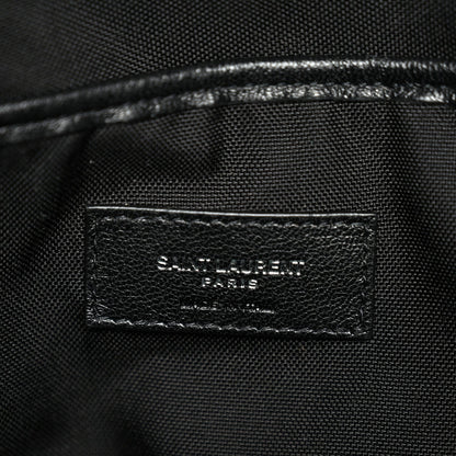 Canvas Calfskin Sid Backpack Black