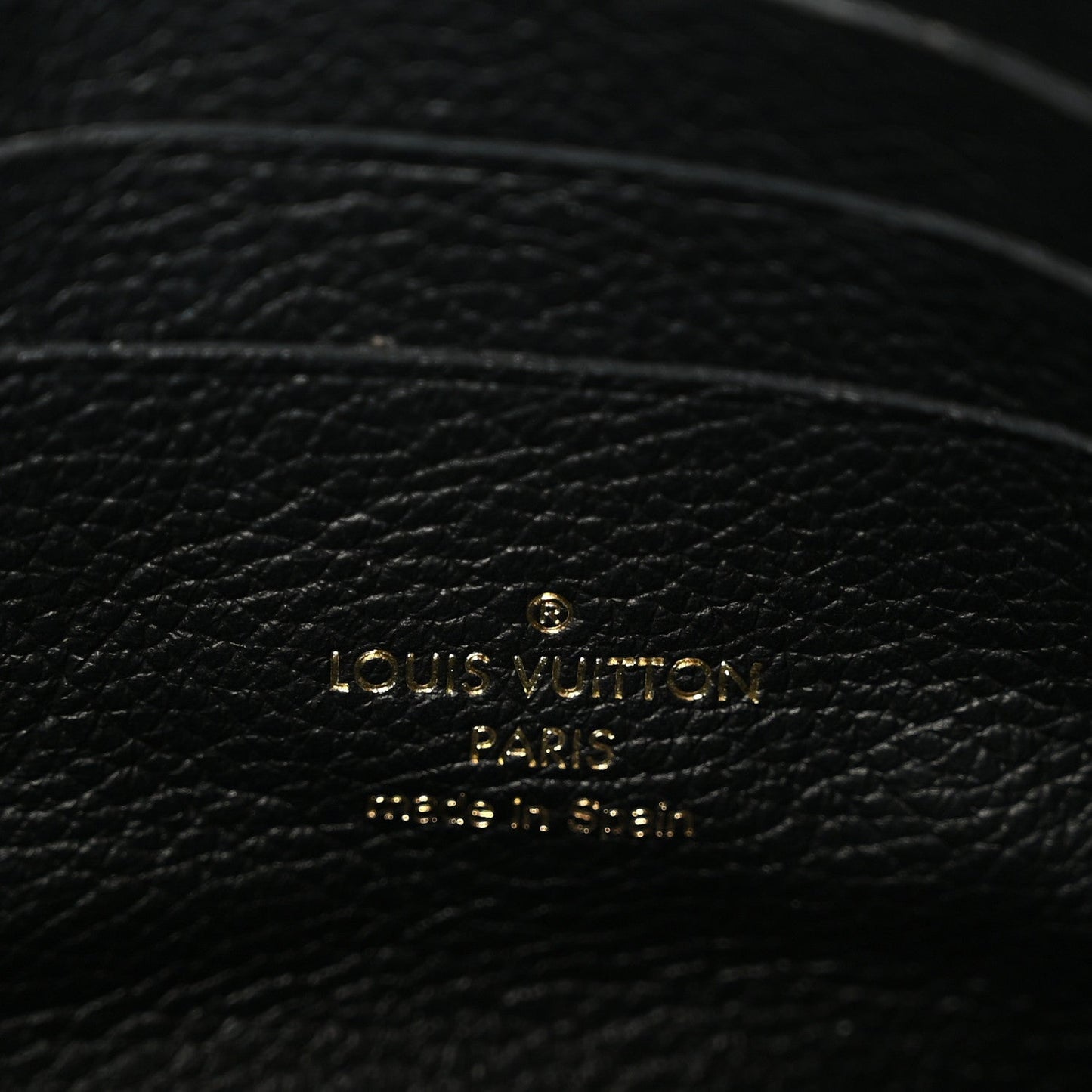 Empreinte Monogram Giant Double Zip Pochette Black Cream