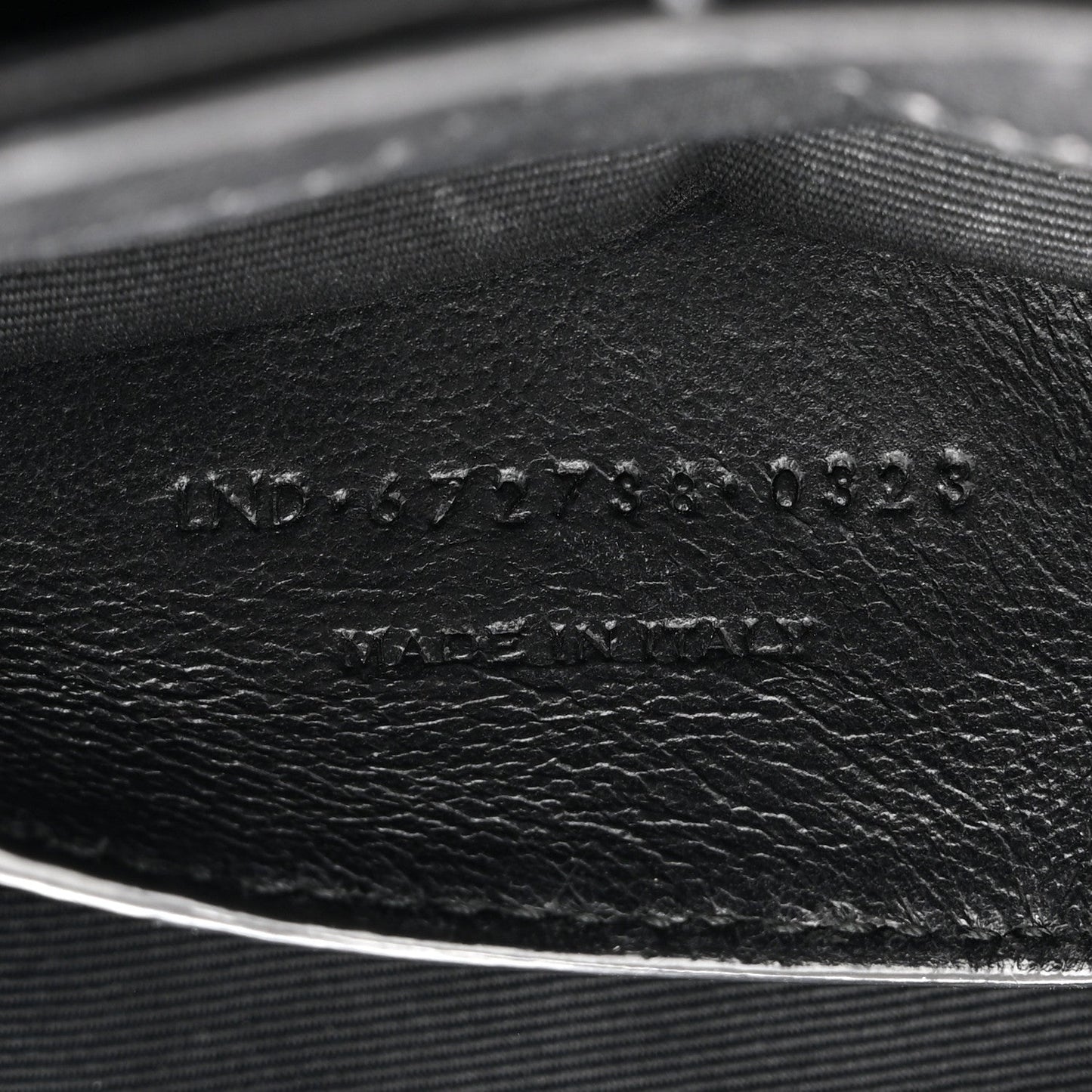 Lambskin Quilted Monogram Mini Nolita Black