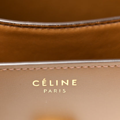 Box Calfskin Small Classic Box Flap Bag Camel