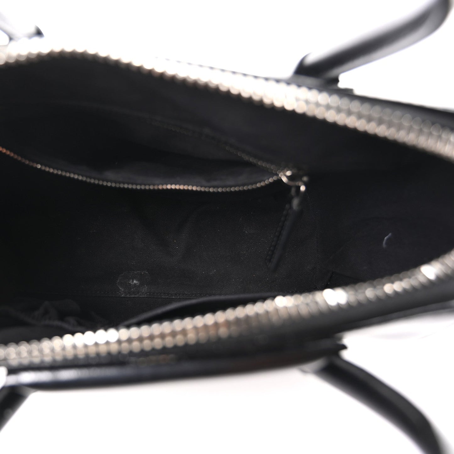 Shiny Lord Calfskin Small Antigona Black