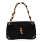 Monogram Bamboo Chain Bag Black