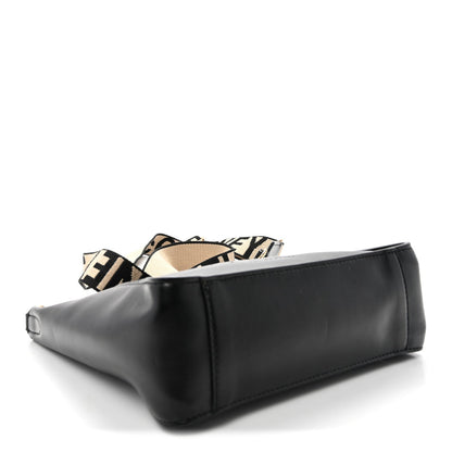 Eco Alter Nappa Perforated Logo Mini Crossbody Black
