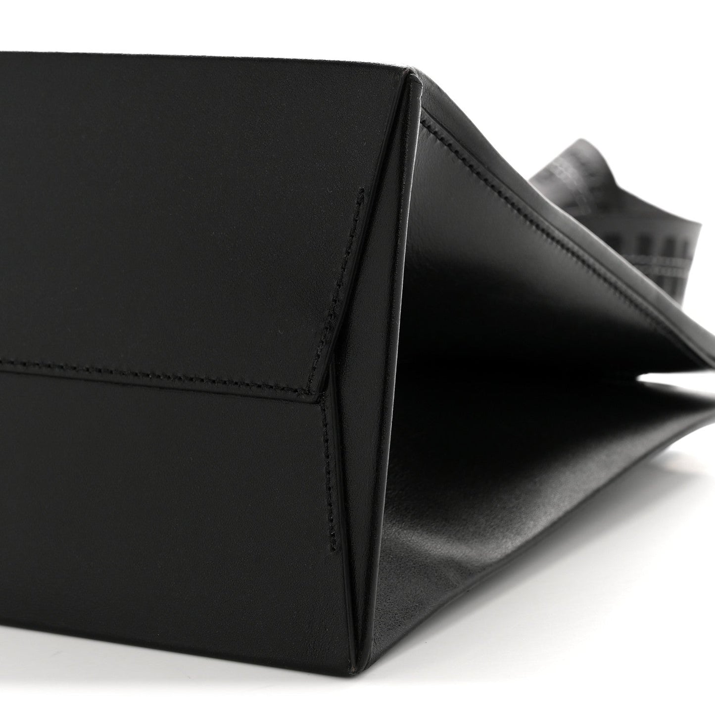 Calfskin Medium Box Bag Black