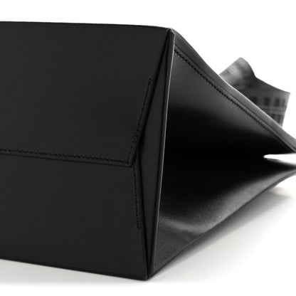 Calfskin Medium Box Bag Black