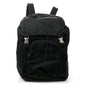 Tessuto Nylon Montagna Double Buckle Backpack Black