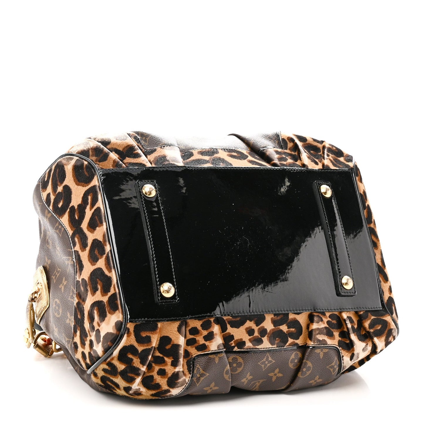 Monogram Leopard Stephen Bag
