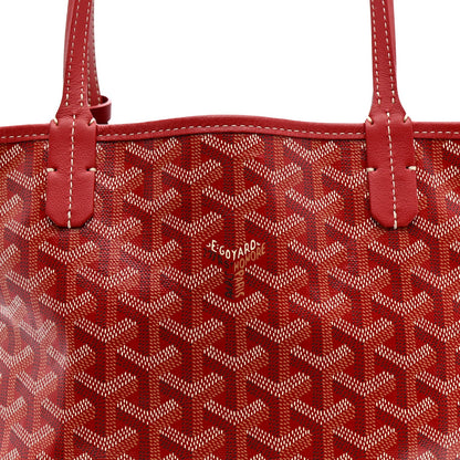 Goyardine Reversible Mini Anjou Red