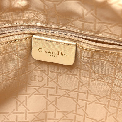 Nylon Cannage Large Lady Dior Tan