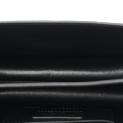 Calfskin Cannage Mini Ange Bag Black