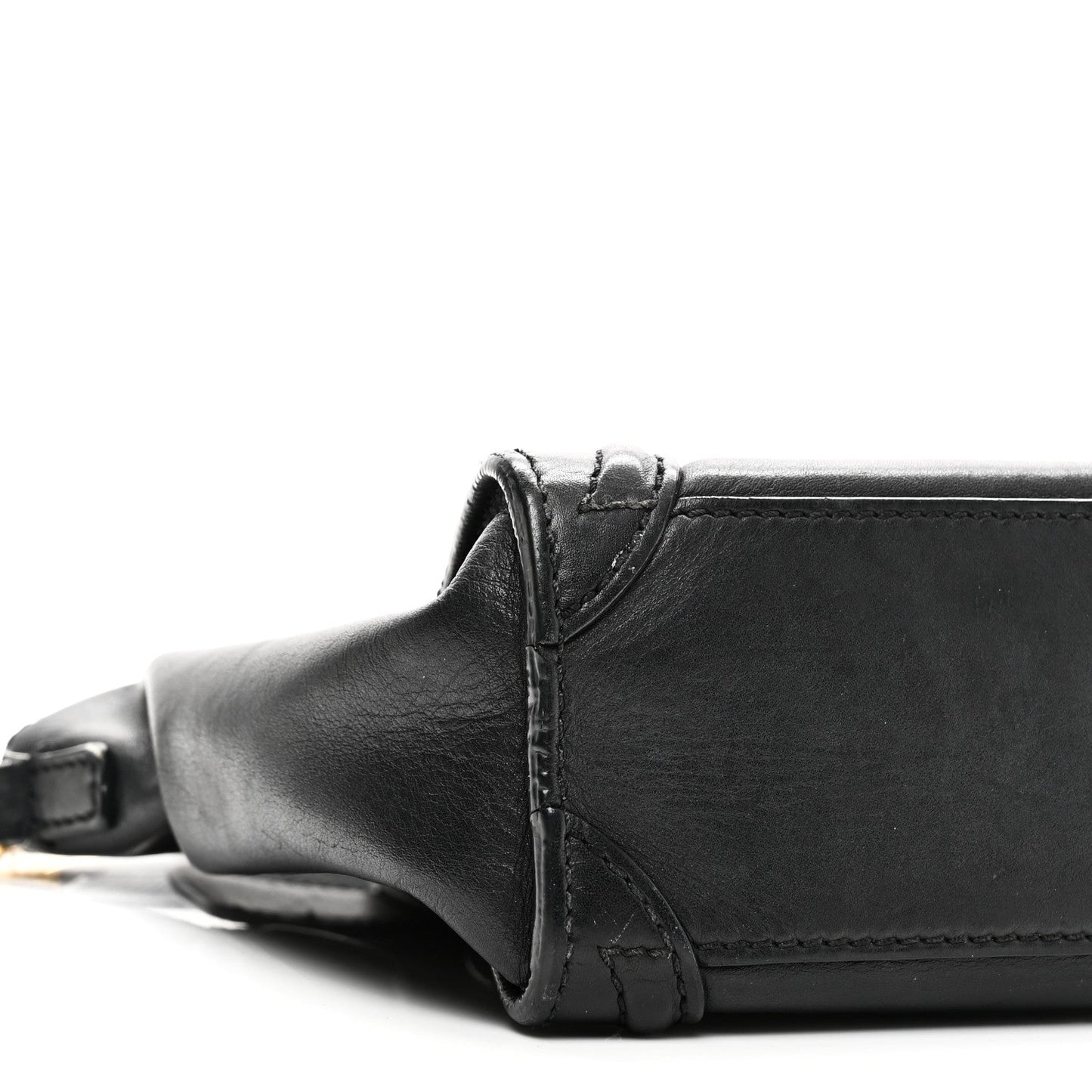 Smooth Calfskin Nano Luggage Black
