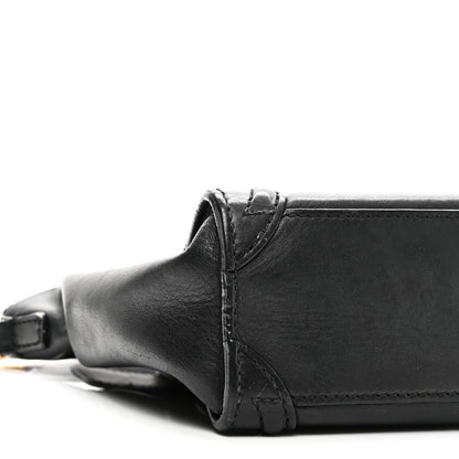 Smooth Calfskin Nano Luggage Black