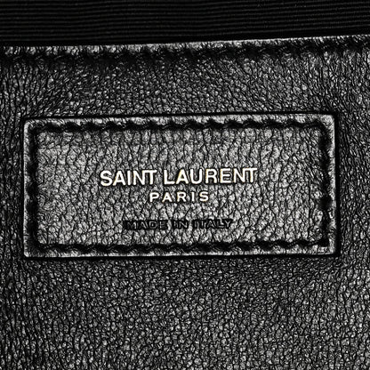 Lambskin Matelasse Monogram Large Jamie 4.3 Black