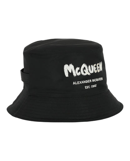 Alexander McQueen Mens Graffiti Bucket Hat