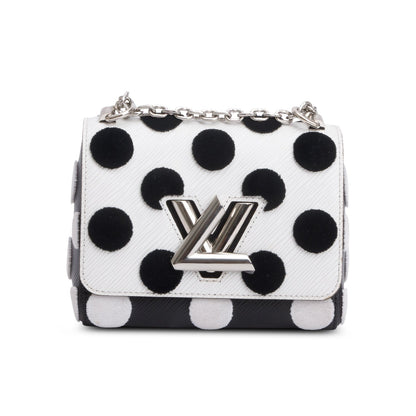 Louis Vuitton Black/White Epi Leather Polka Dots Twist PM Shoulder Bag