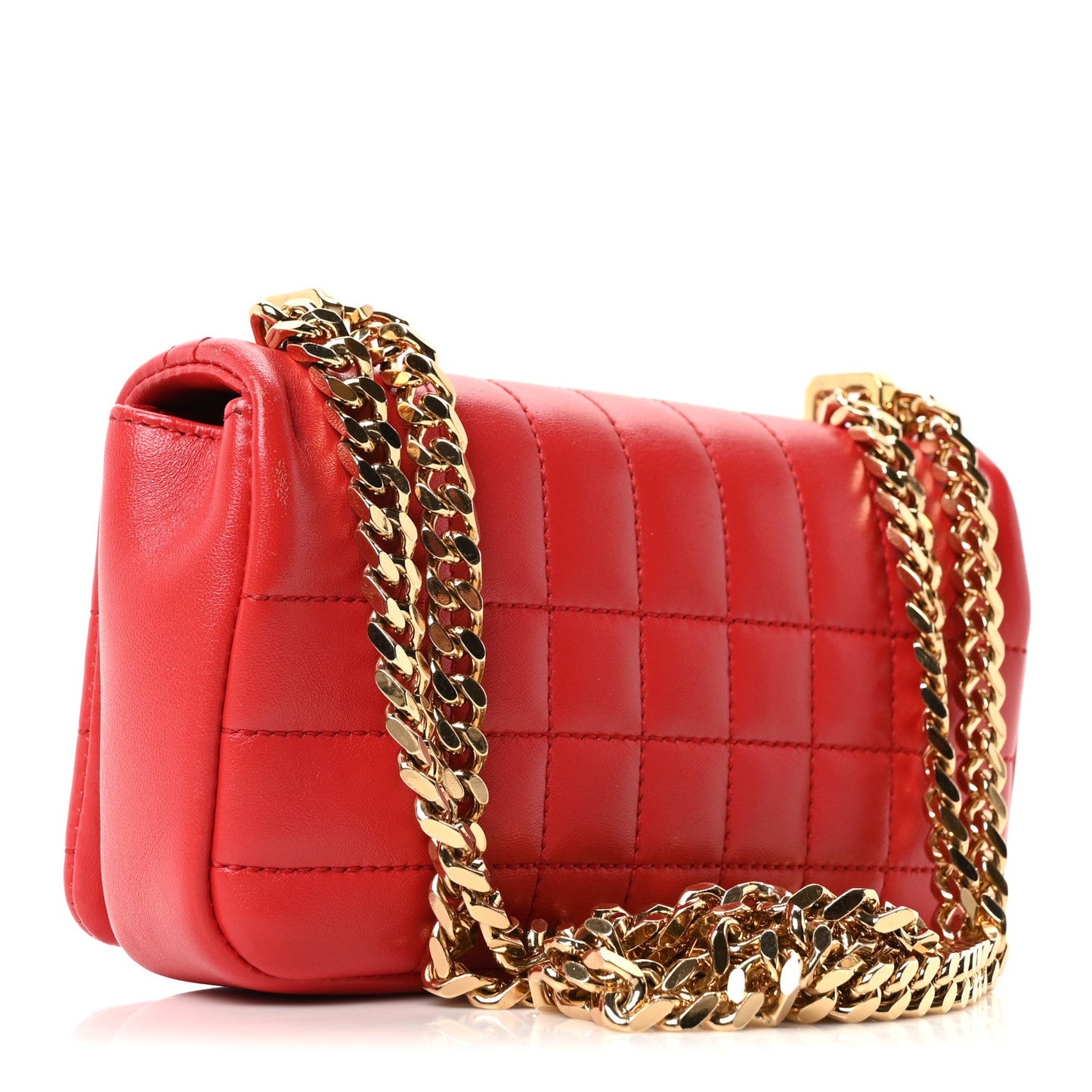 Lambskin Quilted Mini Lola Bag Bright Red