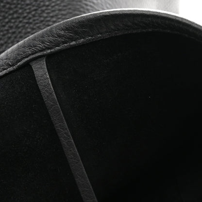 Grained Calfskin Medium N/S Park Black