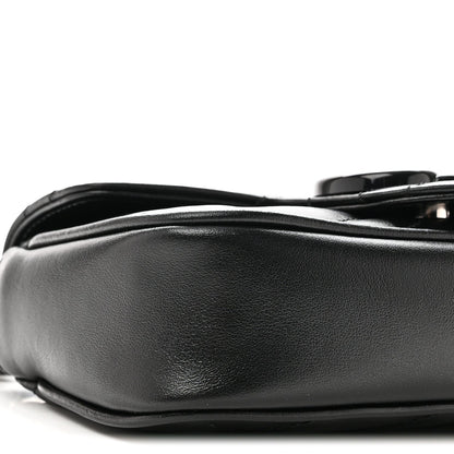 Calfskin Matelasse Monochrome GG Marmont Chain Belt Bag Black