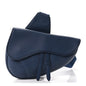 Grained Calfskin Mens Saddle Bag Navy Blue
