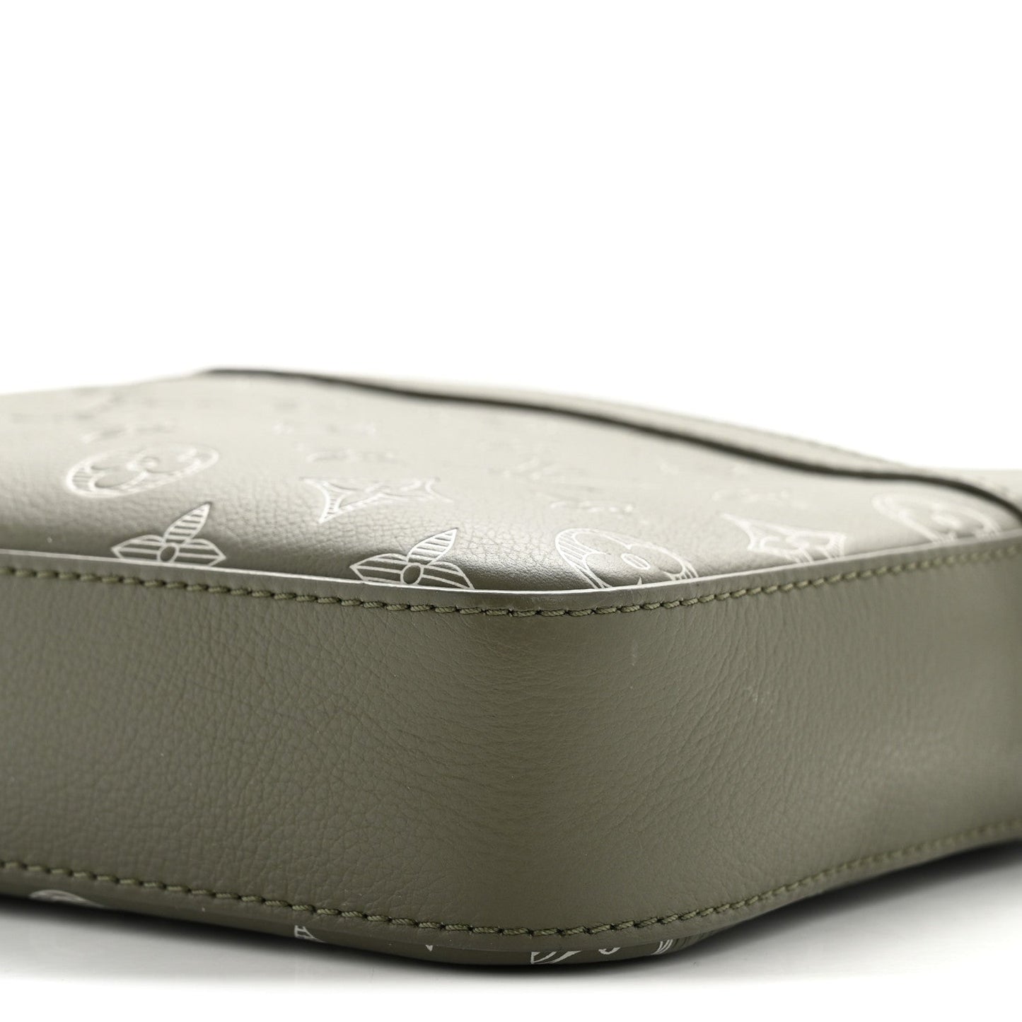 Monogram Shadow G65 Trio Messenger Olive Green