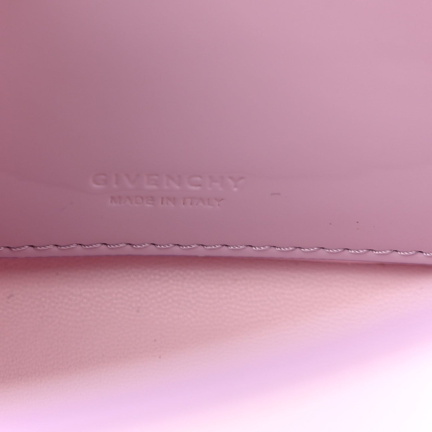 Patent 4G Small Padded Crossbody Bag Lilac