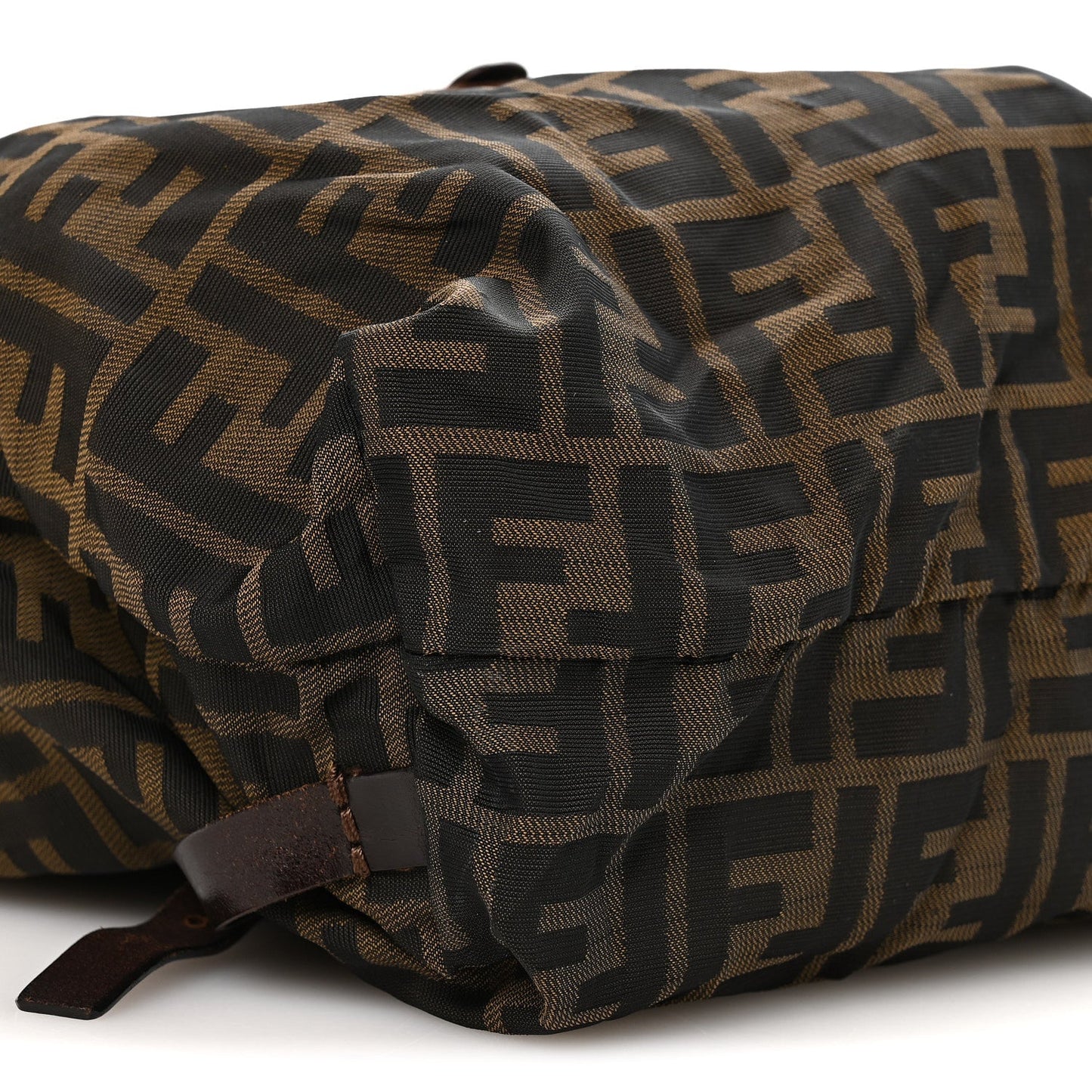 Zucca Drawstring Flap Backpack Tobacco