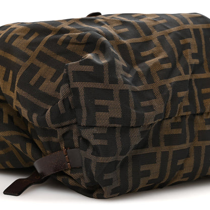 Zucca Drawstring Flap Backpack Tobacco