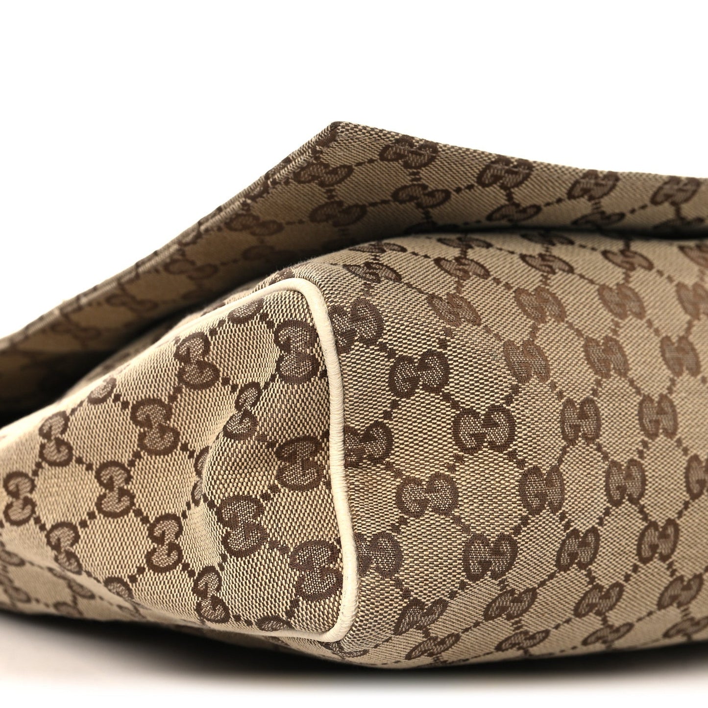 GG Monogram Medium Flap Messenger Bag Beige