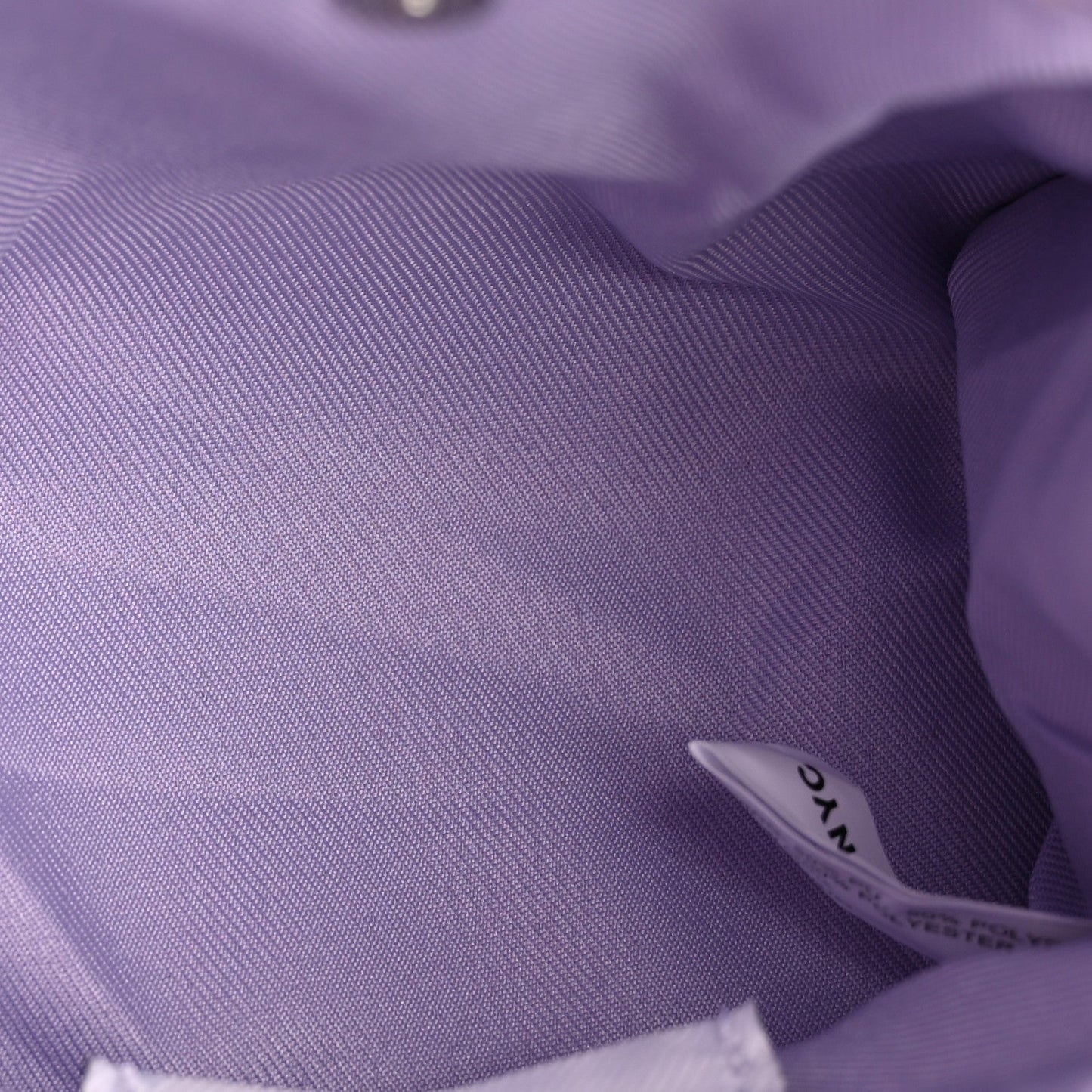 Vegan Leather Small Shopping Bag Lavender