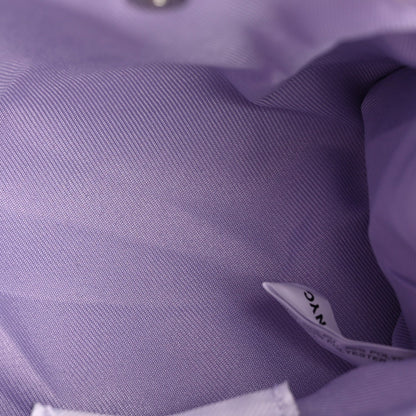 Vegan Leather Small Shopping Bag Lavender