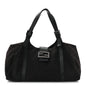 Zucchino Vitello Shoulder Bag Black Moro