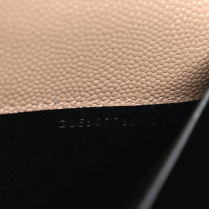 Grain De Poudre Monogram Uptown Chain Wallet Dark Beige