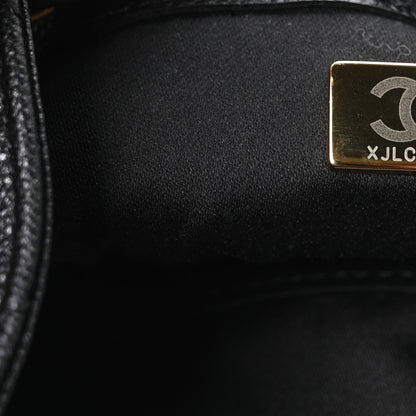 Caviar Quilted Small Chanel 25 Handbag Black