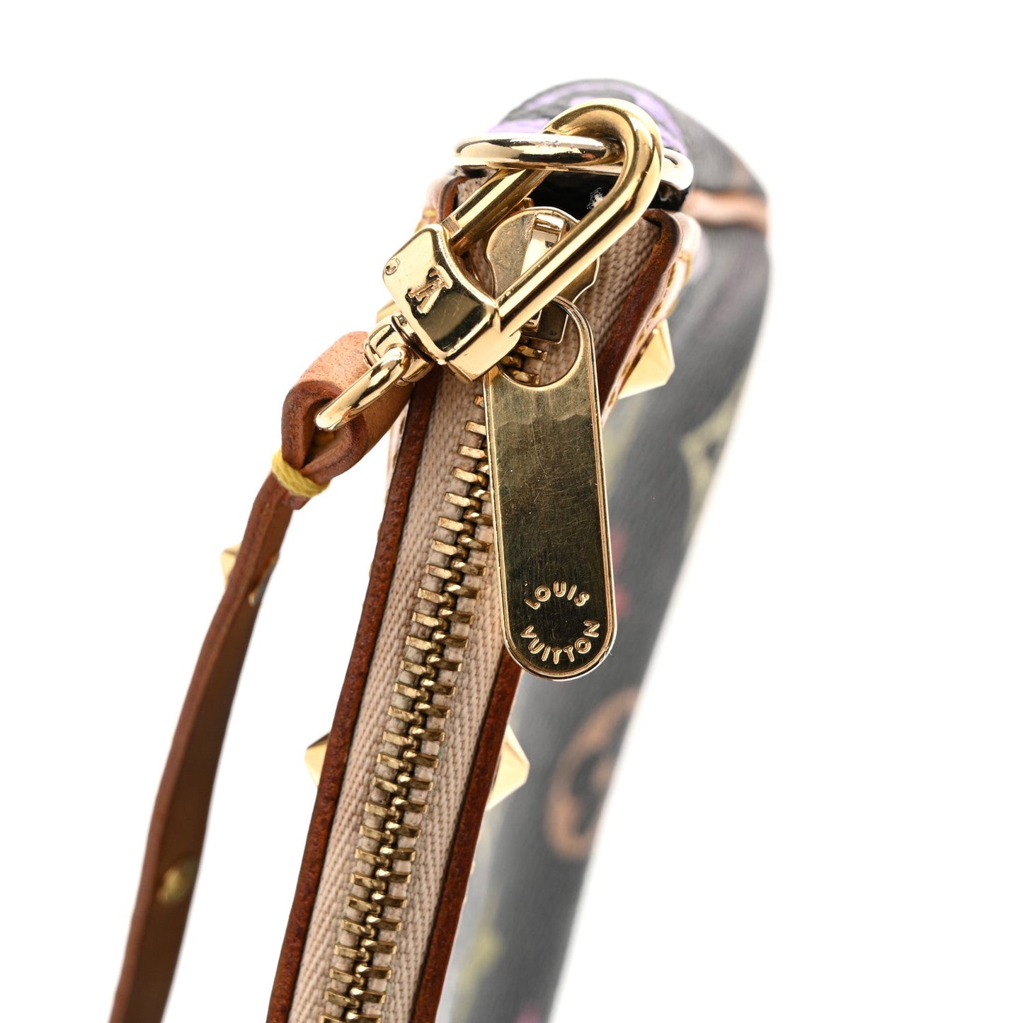 Monogram Multicolor Pochette Accessories Black