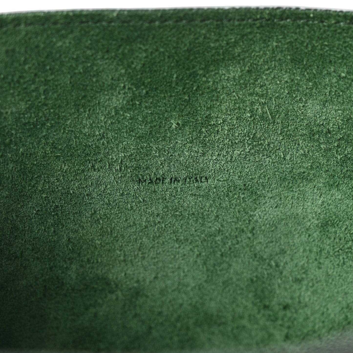 Smooth Calfskin Nano Big Bag Bucket  Forest