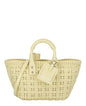 Balenciaga Womens Bistro XS Basket With Strap ONE SIZE Yellow