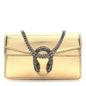 Metallic Calfskin Super Mini Dionysus Shoulder Bag Gold