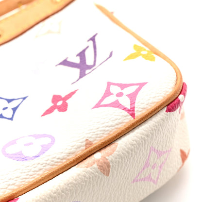 Monogram Multicolor Pochette Accessories White