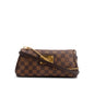 Louis Vuitton Damier Ebene Eva Clutch w/ Box & Straps