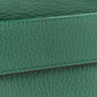 Dollar Calfskin Crystal Super Mini Dionysus Shoulder Bag Emerald