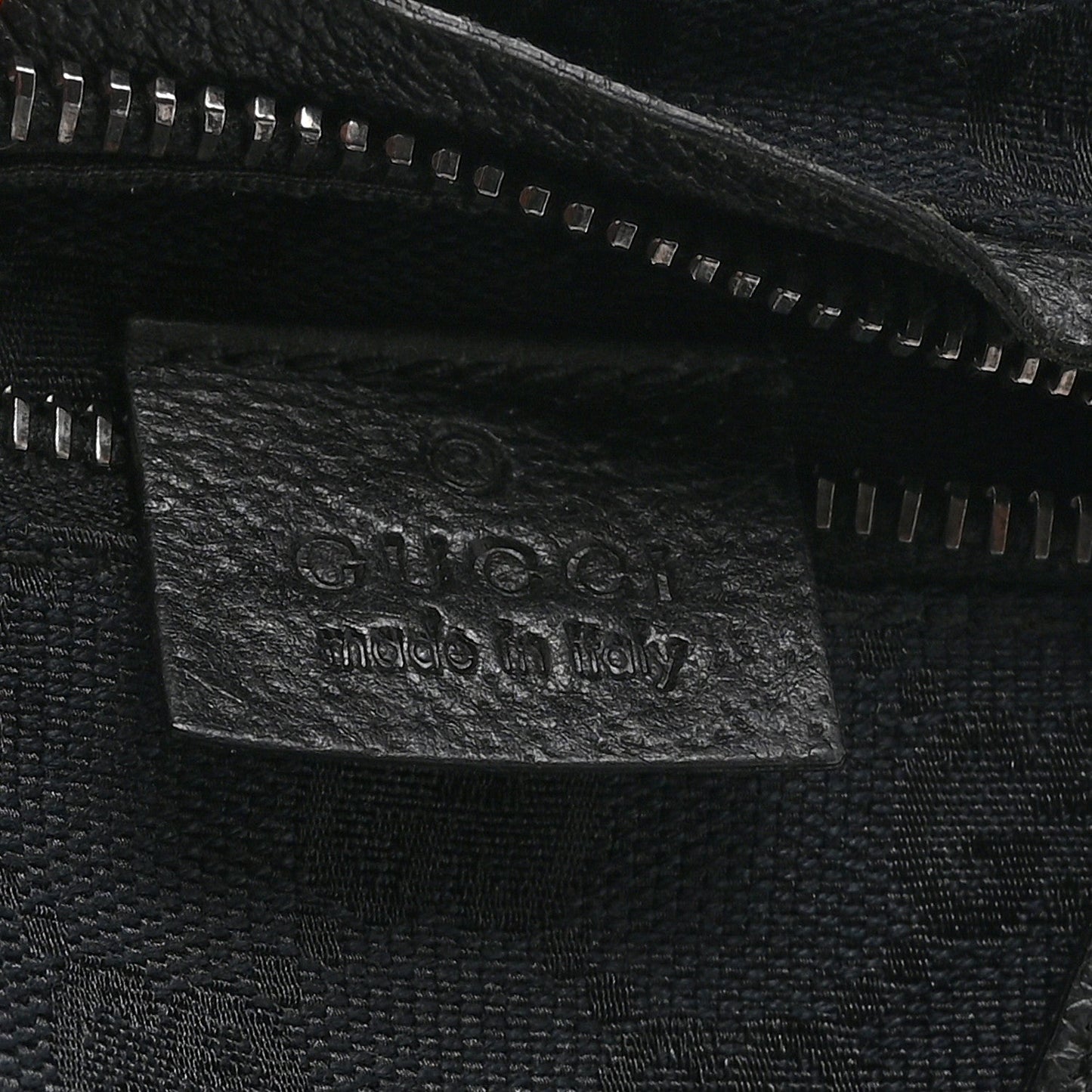 GG Monogram Double Pocket Belt Bag Black