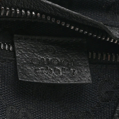 GG Monogram Double Pocket Belt Bag Black