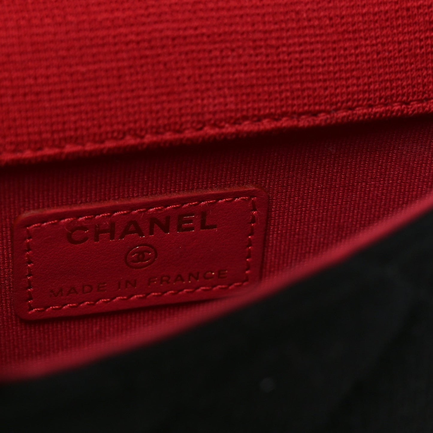 Jersey Quilted Micro Mini Flap Black