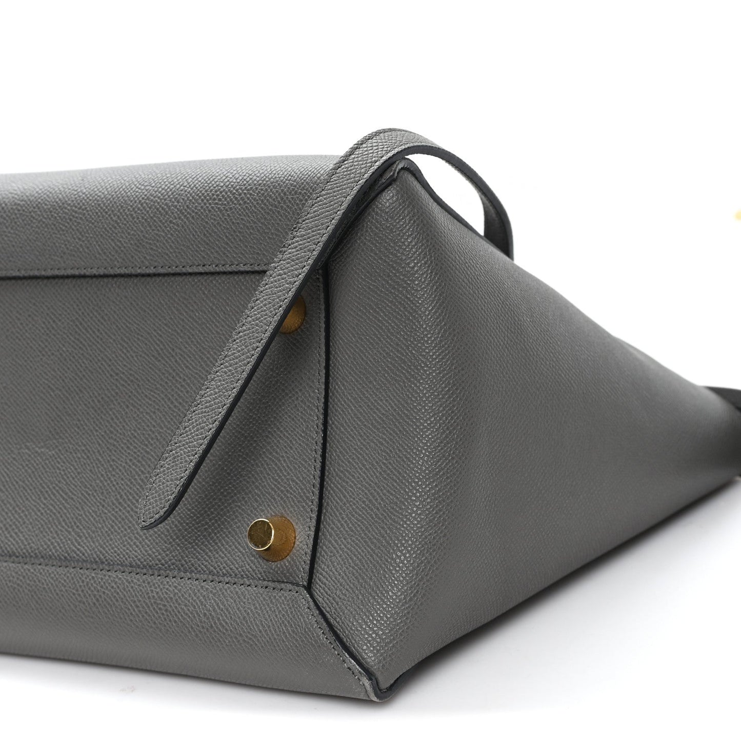 Grained Calfskin Mini Belt Bag Grey